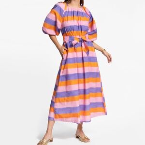 Bliss Maxi Dress Sherbet Stripe Multi